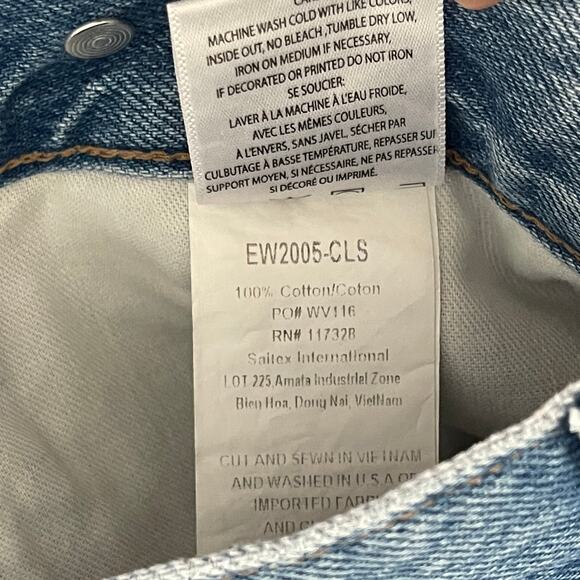 Edwin Womens Maiia Trouser Cropped Jeans Wide Leg - One Way - Small S - $228 - Picture 8 of 9